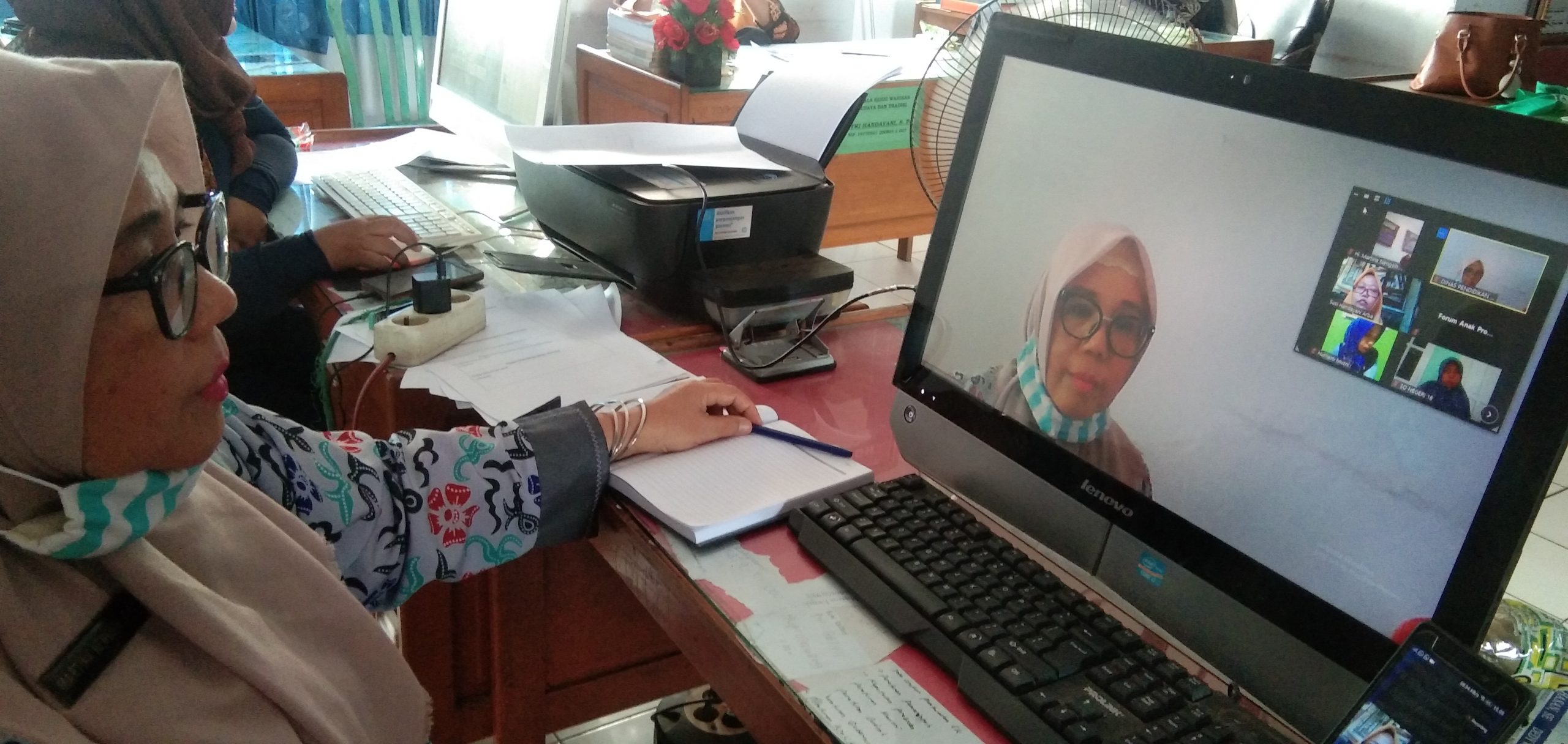 Vidcon Rapat Virtual Workshop Lanjutan Finalisasi Penyusunan SoP
