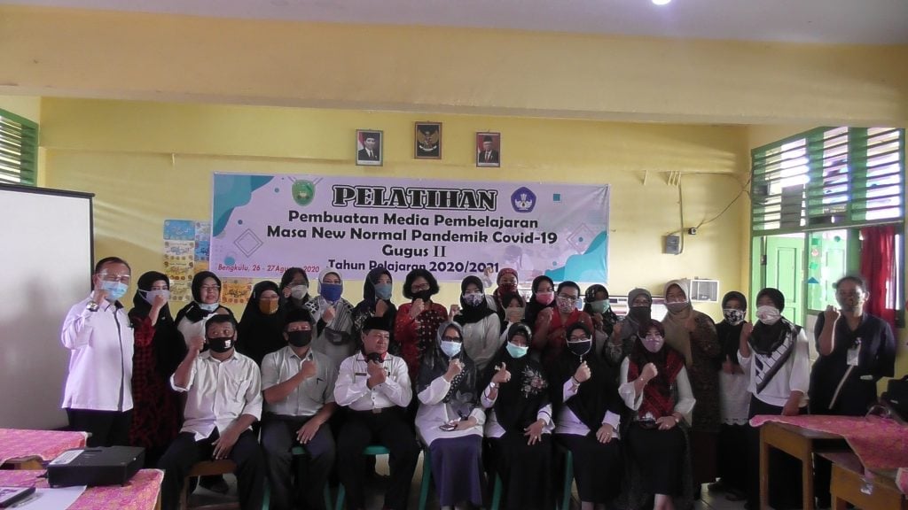 SDN 8 Adakan Pembukaan Workshop Pelatihan Pembuatan Media Pembelajaran di Masa New Normal Pandemi Covid-19, GUGUS II, tahun Pelajaran 2020/2021