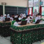 Prosesi Pelaksanaan Asesmen Nasional Tingkat SD/MI Sedang Berlangsung