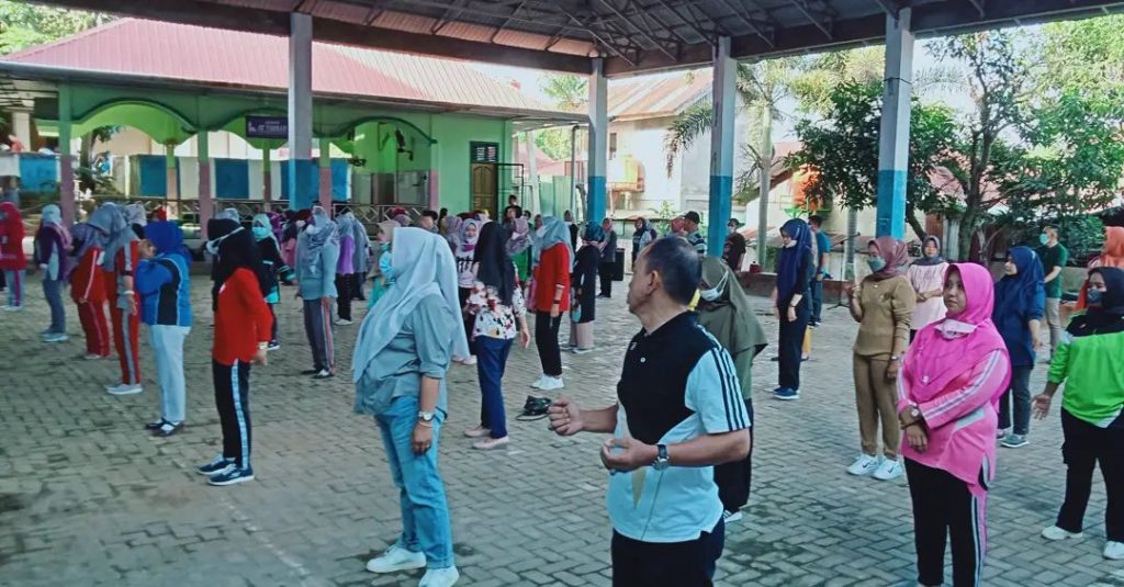 Setela Pandemi Disdik Kembali Melaksanakan Senam Perdana