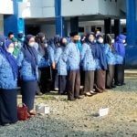 Disdik Gelar Upacara Rutin tanggal 17 (Kopri) Bersama K3S dan MKKS